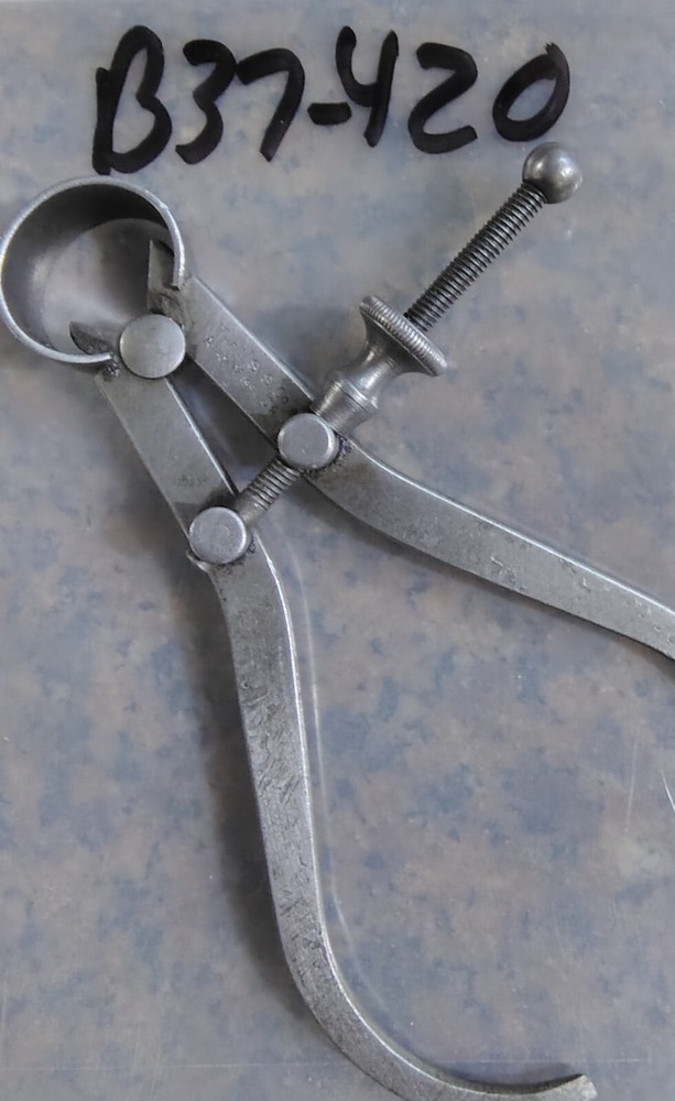 🗽 VINTAGE L.S. STARRETT 4" OD CALIPER