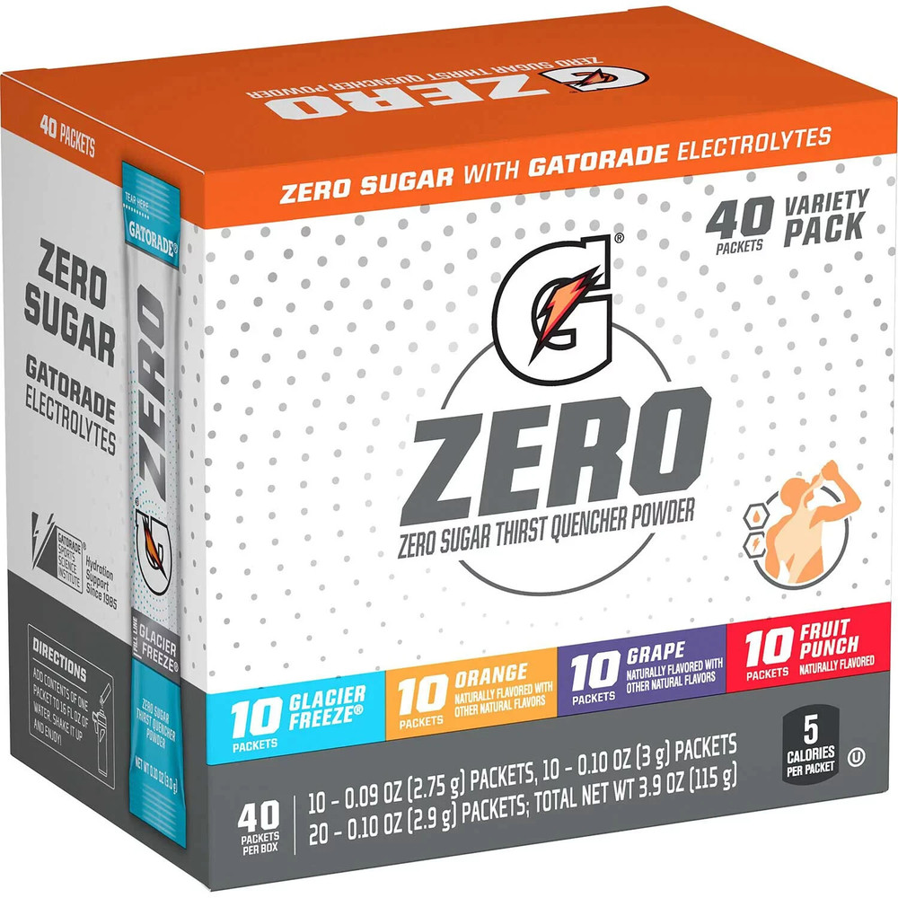 Gatorade G Zero Powder Variety Pack (40 Ct.)