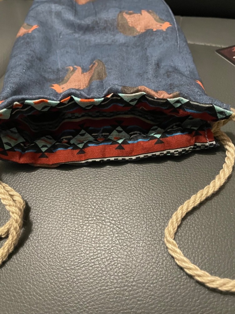 Handcrafted, Native American themed Tarot Bag.