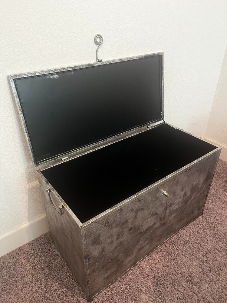 Metal Storage Chest (Slightly used)