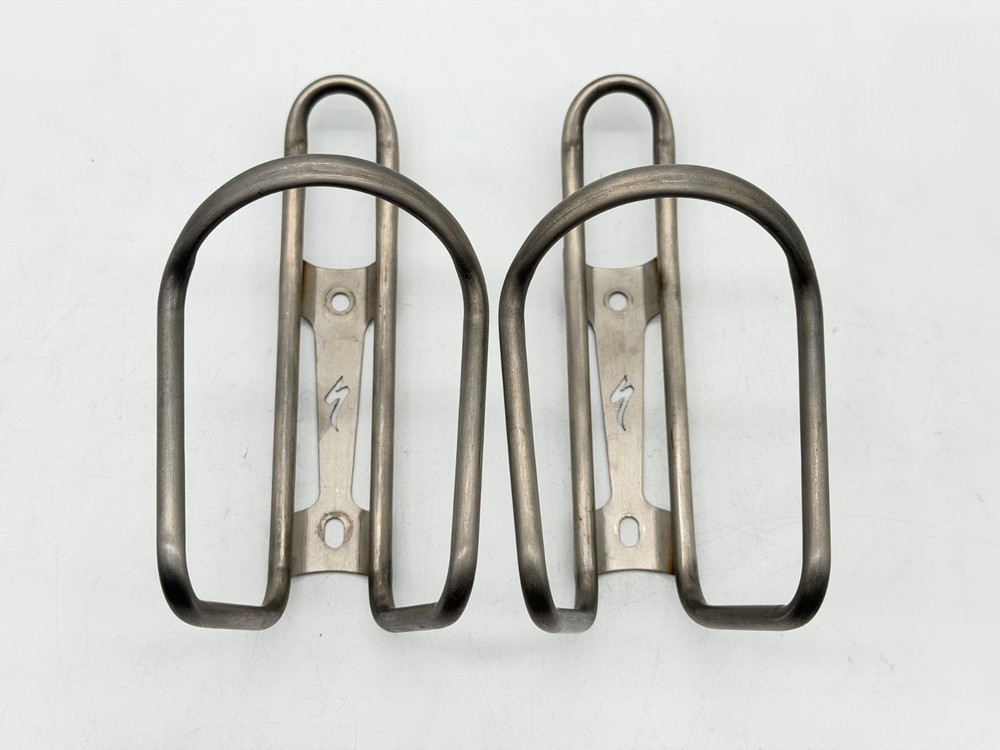 Specialized Titanium Water Bottle Cage Pair (2) - Very Rare!!