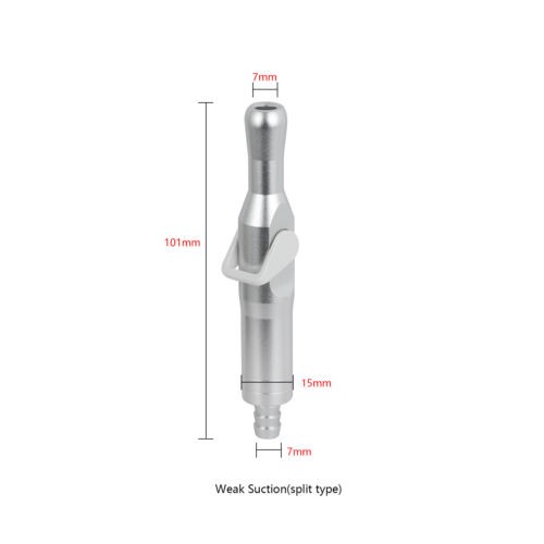 2Pcs Dental High Volume Weak SESaliva Ejector Suction Tip Adaptor Handpiece
