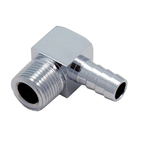 Performance 5946 Chrome 90 Degree Fuel Fitting