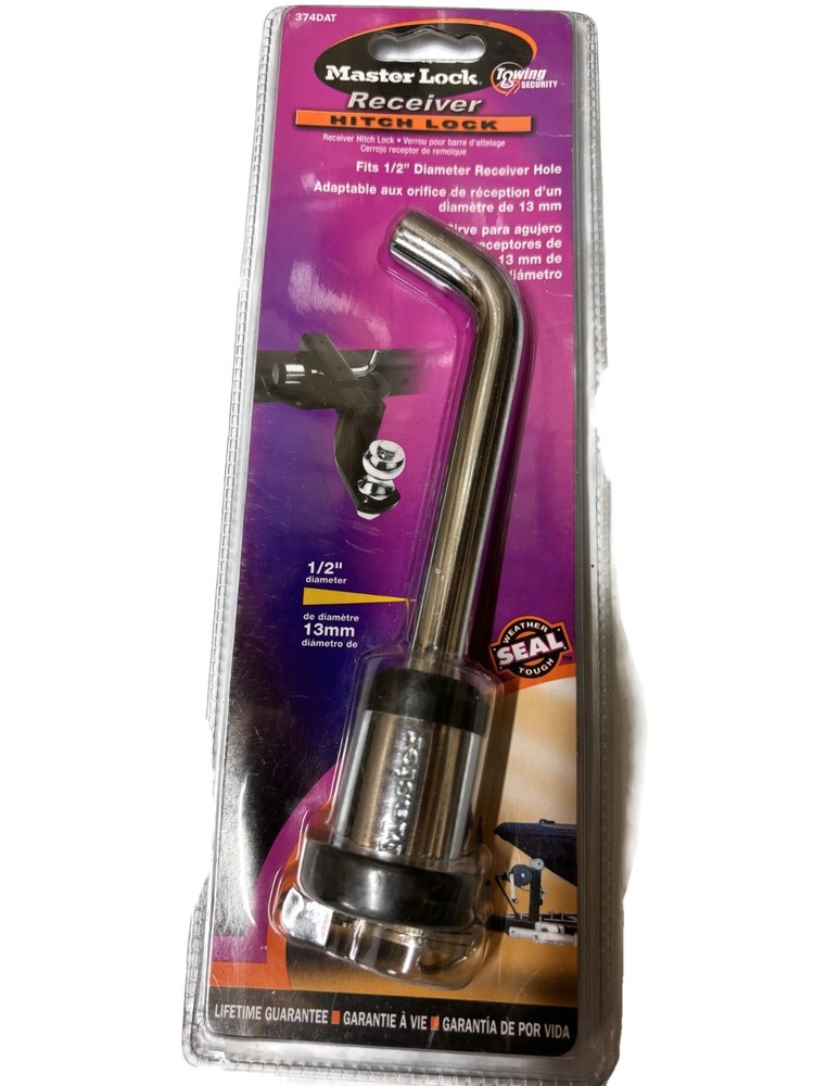 Master lock 1/2” Receiver Hitch Lock Series 374DAT