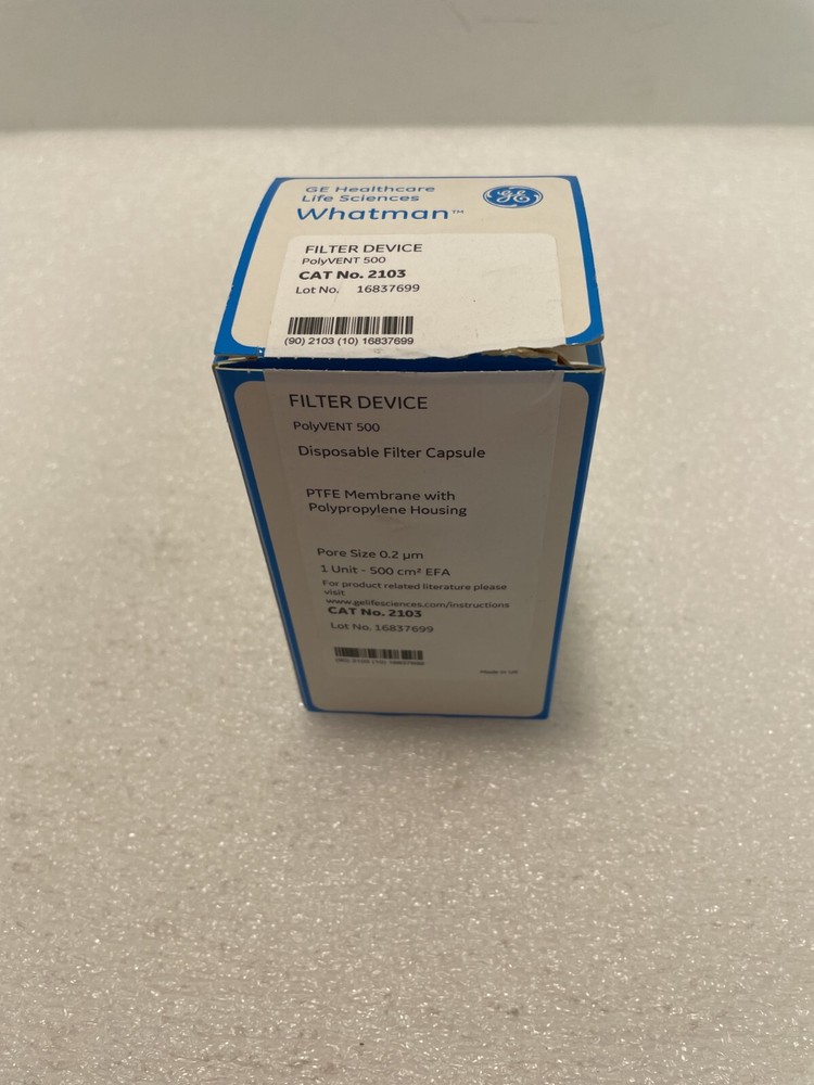 GE 2103 POLYVENT 500 disposible filter
