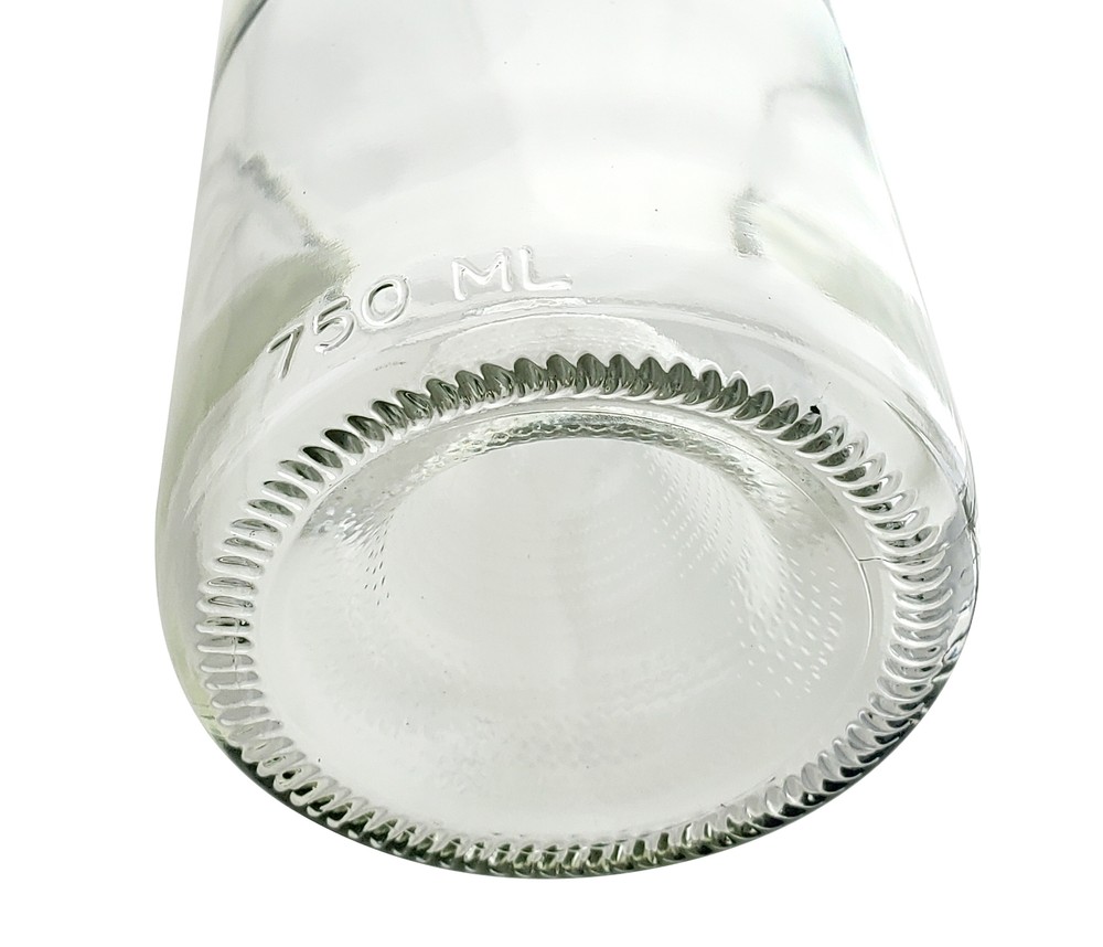 Wine Bottles (Clear) PUNTED BOTTOM - 750ml Case of 12