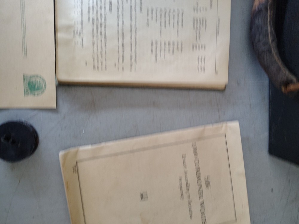 ANTIQUE STENOTYPE TYPING MACHINE WITH CASE BOOK COR