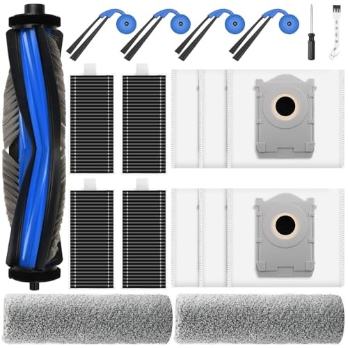 19 Pack Replacement Accessories Kit Compatible with ECOVACS DEEBOT X9 Pro Omni