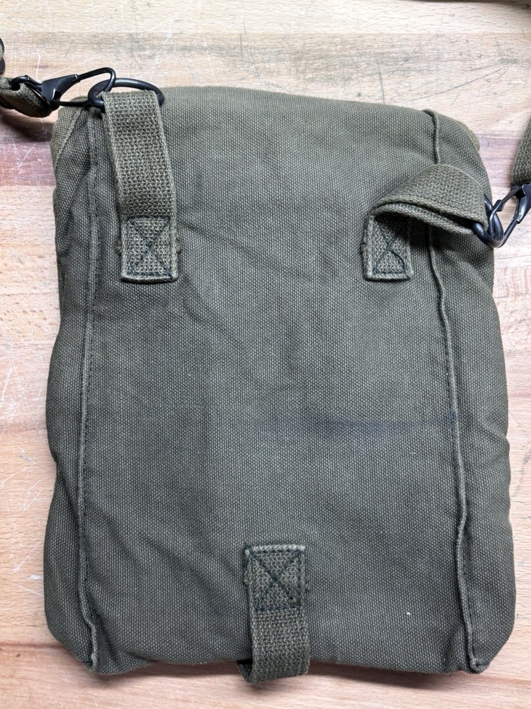 Nice USMC WWII / KOREA ERA US MAP CASE Field Case w/ Shoulder Strap Permex Snaps