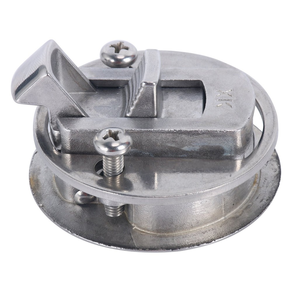 Amarine Made 2" Flush Pull Slam Latch Stainless Steel Round for B