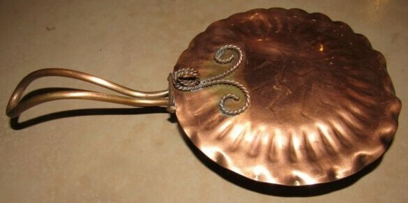 Vintage Gregorian Copper Ash Crumb Catcher Catch