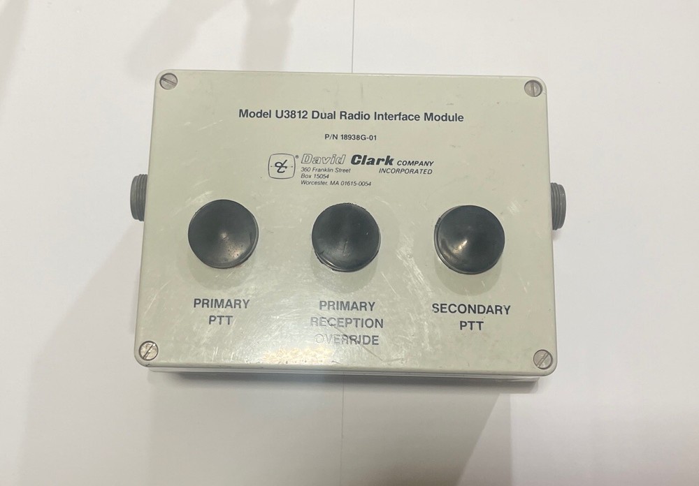 David Clark U3812 Dual Radio Interface Module