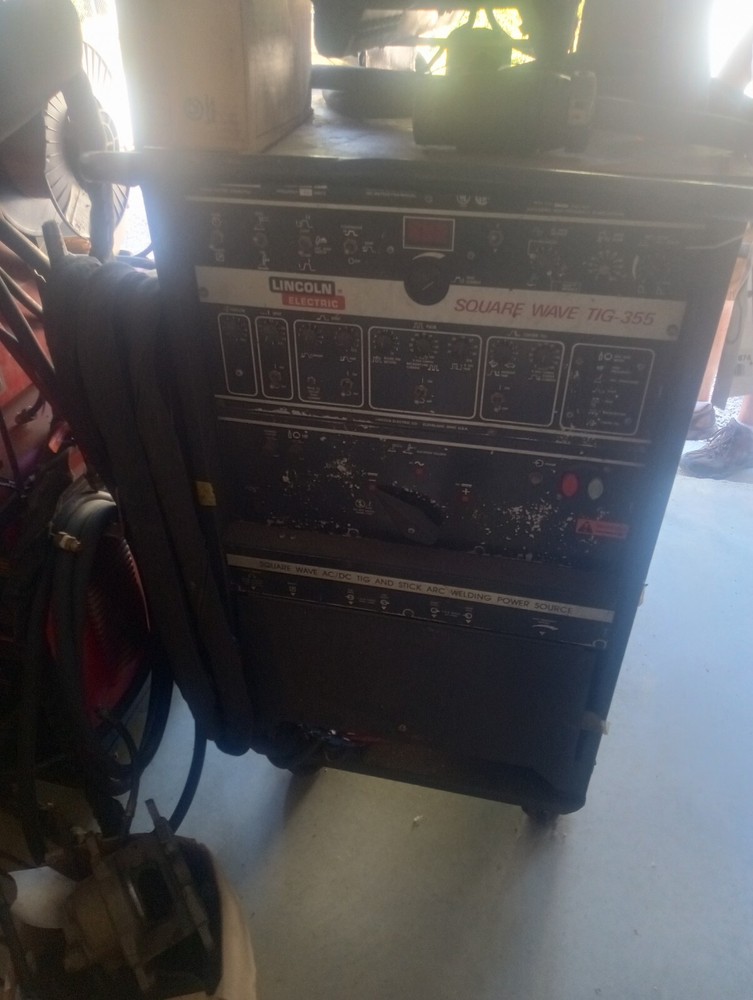 lincoln square wave tig 355/ Cool Arc 40 Water Cooler