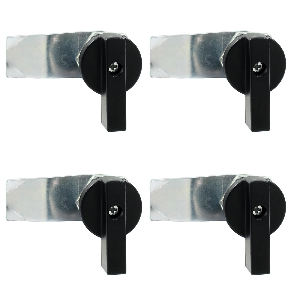 4Pcs Thumb Operated Offset Cam Locks, T Handle Swing Knob Turn Latch Thumb Ca...