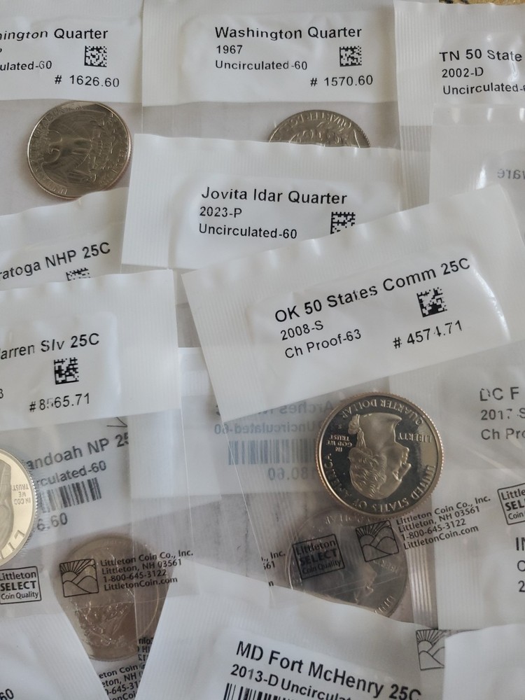 2000s uncirculated Quarters & Proofs