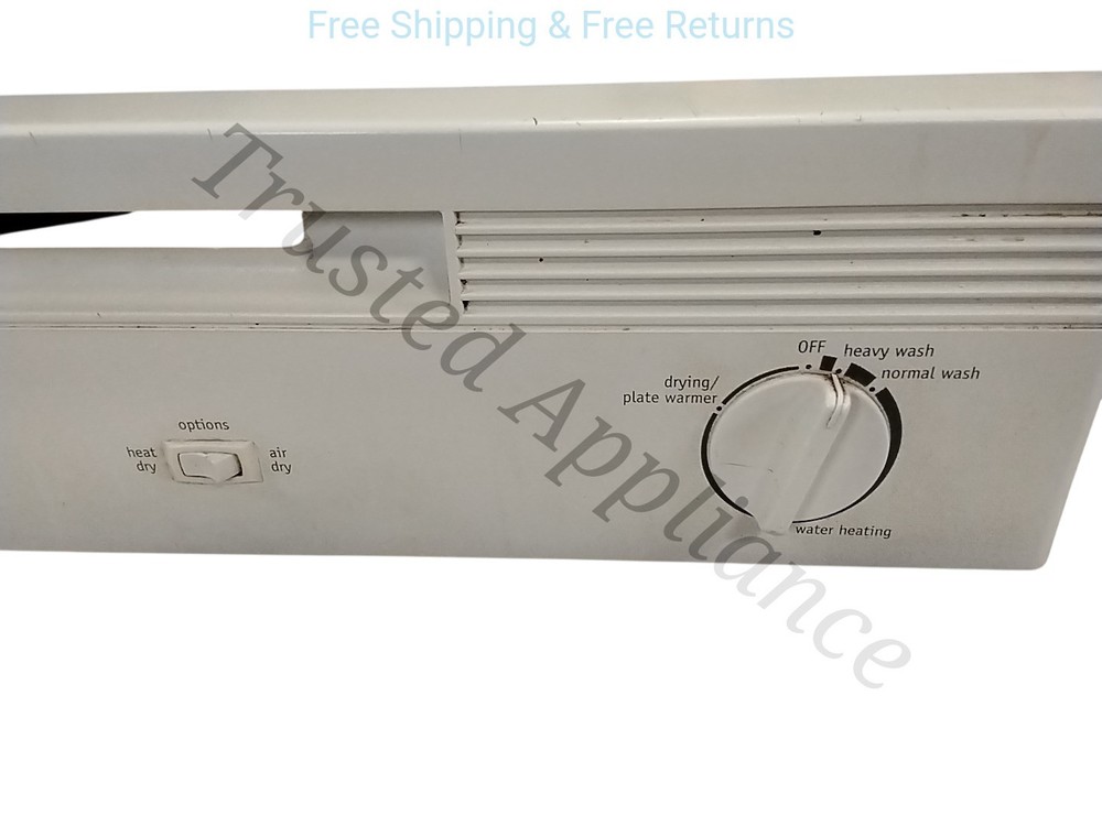 OEM Control Panel for Dishwasher & Timer 1546672 WHITE
