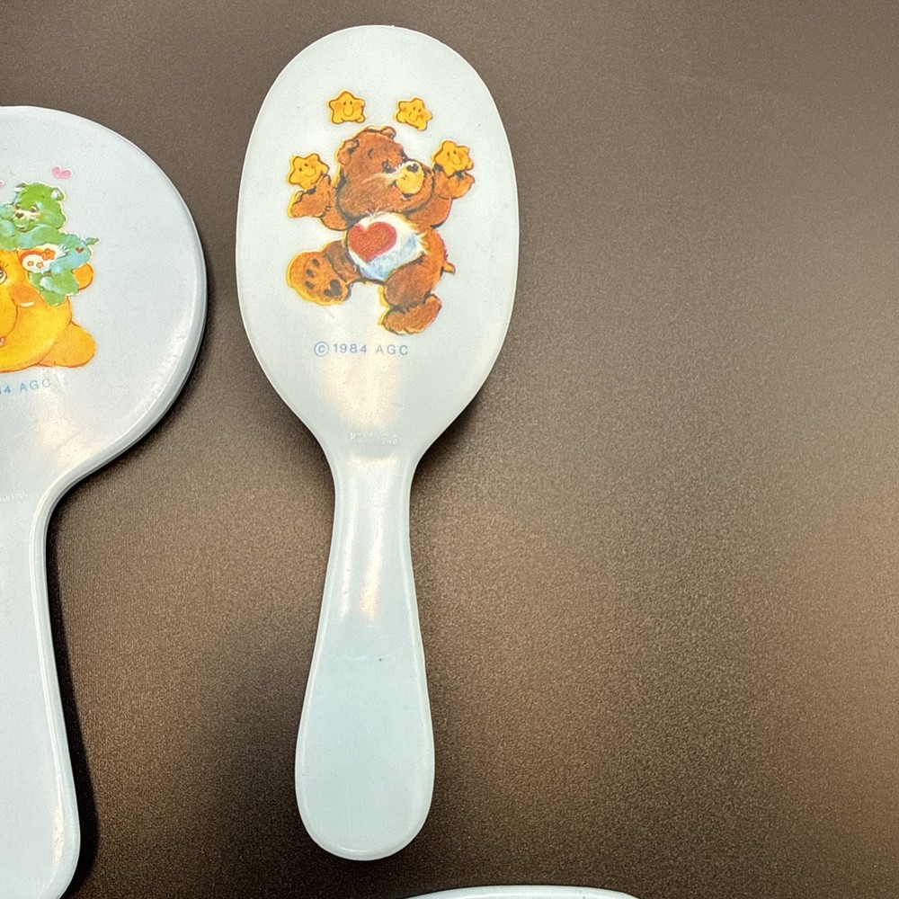 Care Bears 1984 AGC Mirror Brush Comb Set