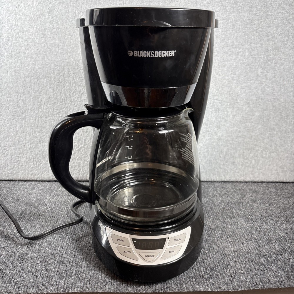 Black & Decker 12 Cup Programmable Coffee Maker Black - Open Box