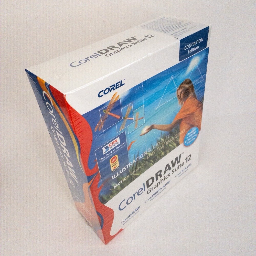 Corel Draw Graphics Education Edition Suite 12 For Windows (SEALED)