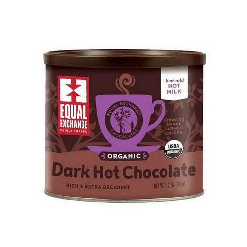 Organic Dark Hot Chocolate Cocoa 12 Oz By Equal Exchange