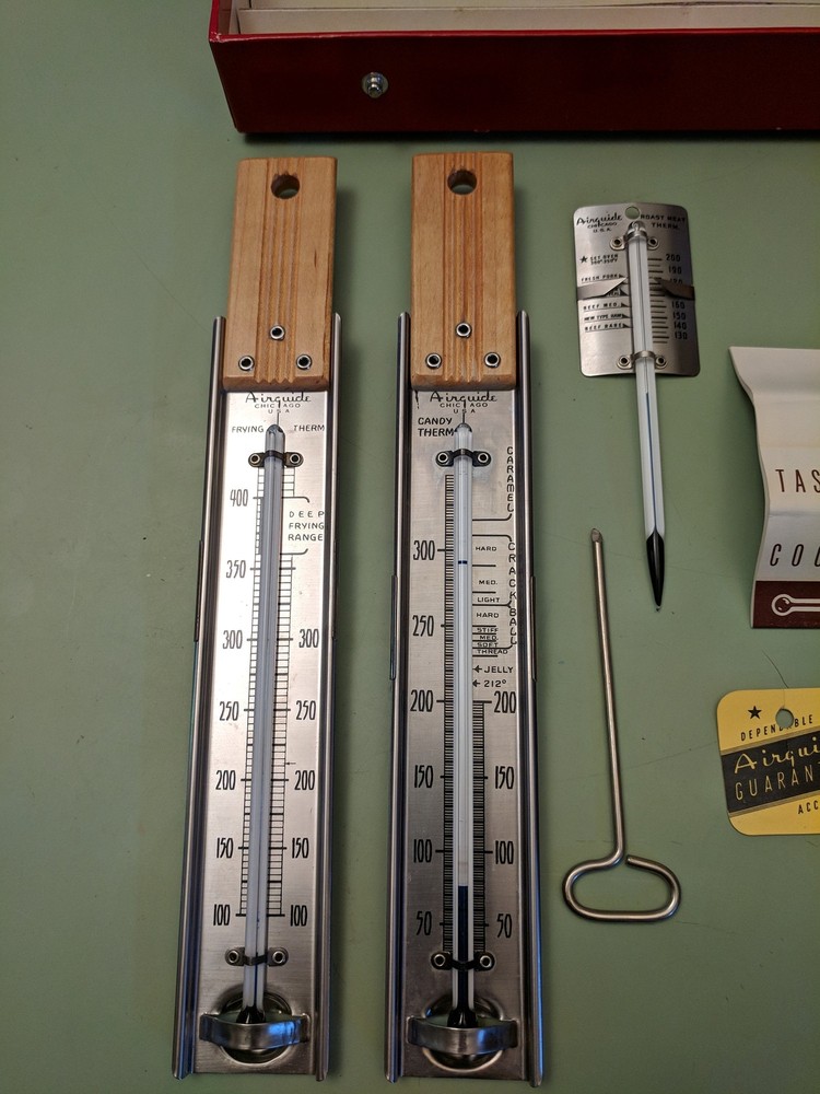 Airguide Thermometer set c1955 F*S