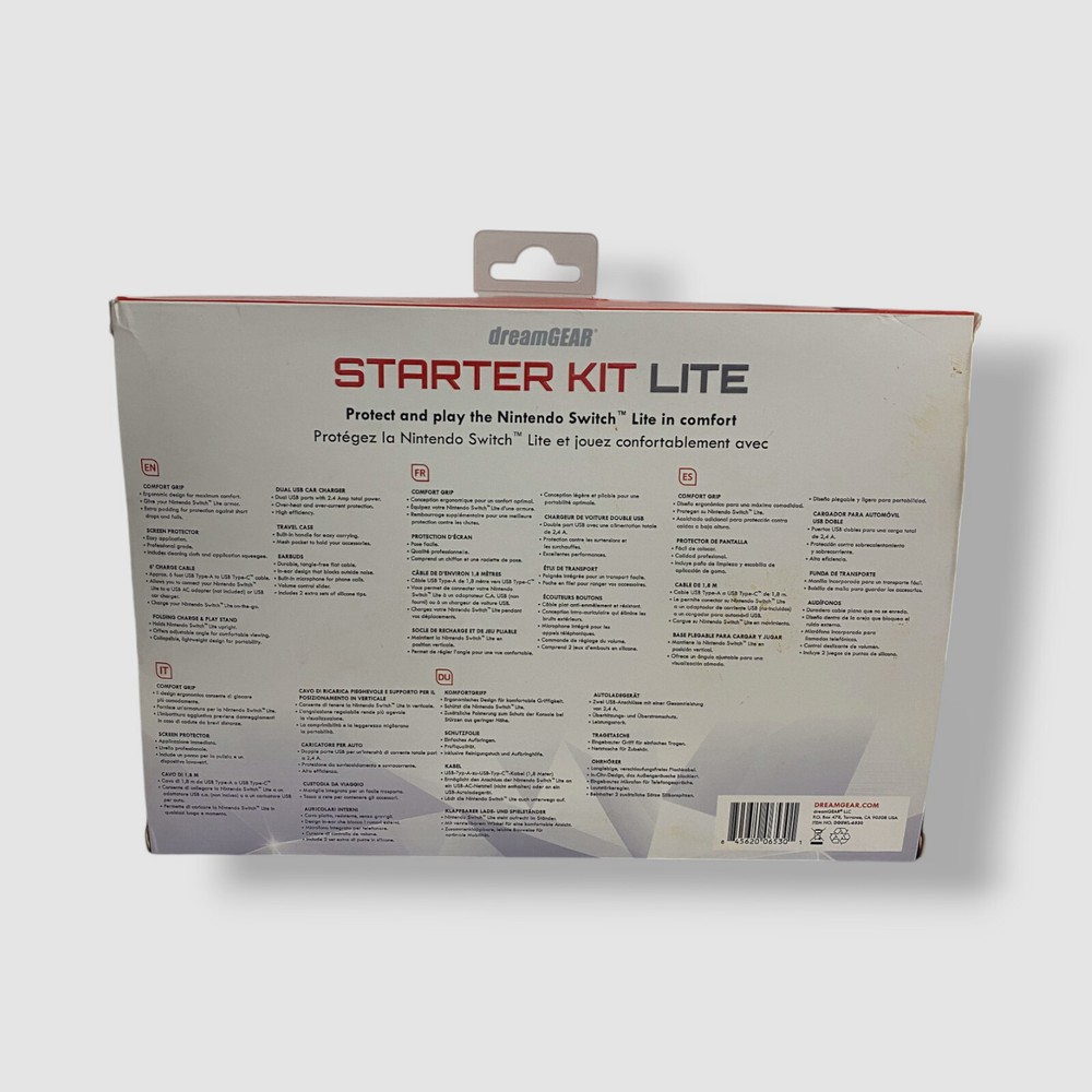 dreamGEAR Starter Kit Accessories for Nintendo Switch Lite