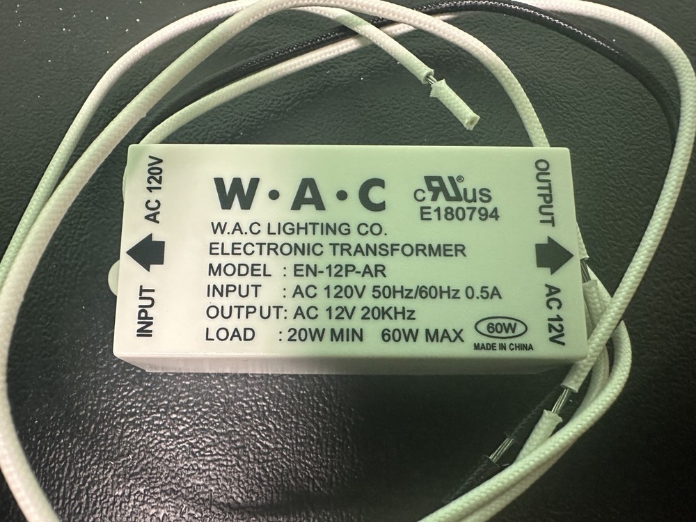 WAC Lighting EN-12P-AR Electronic Transformer (White)