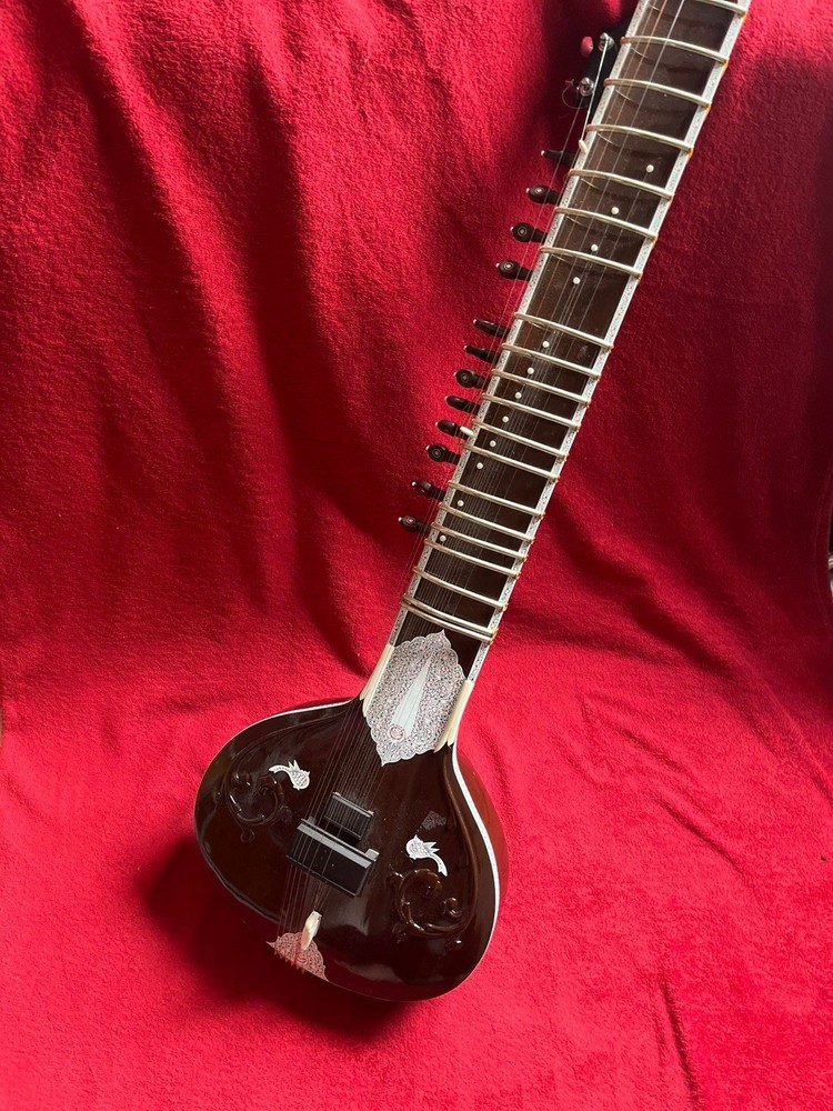 Indian Musical Sitar String Instrument