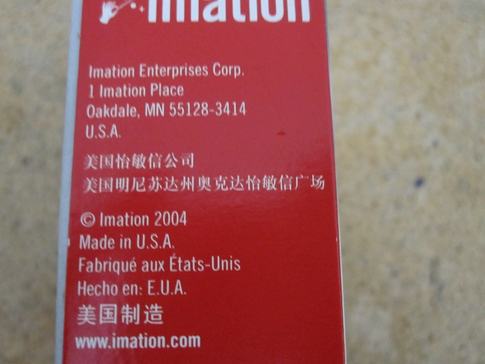 Genuine Imation IBM Formatted 2HD 1.44 Diskettes (10 Pack)