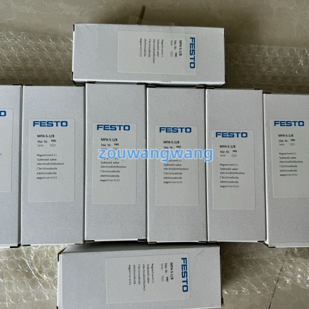FESTO MFH-5-1/8 Solenoid Valve MFH-5-1/8 9982 New In Box