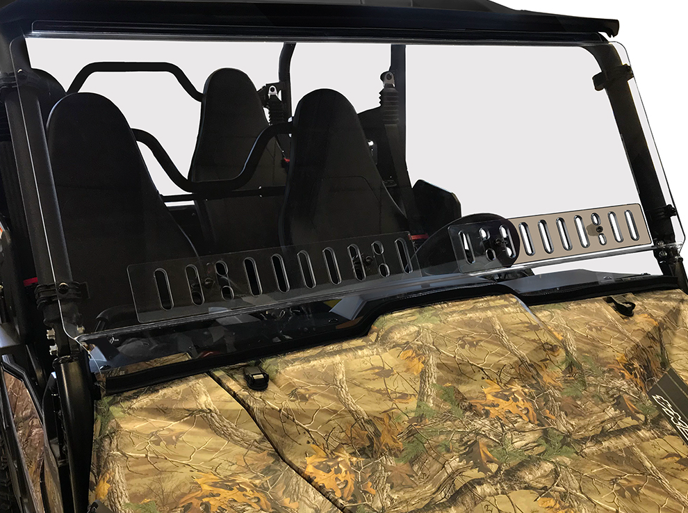 Yamaha Wolverine X4 / X2 Dual Vented Scratch Resistant Windshield