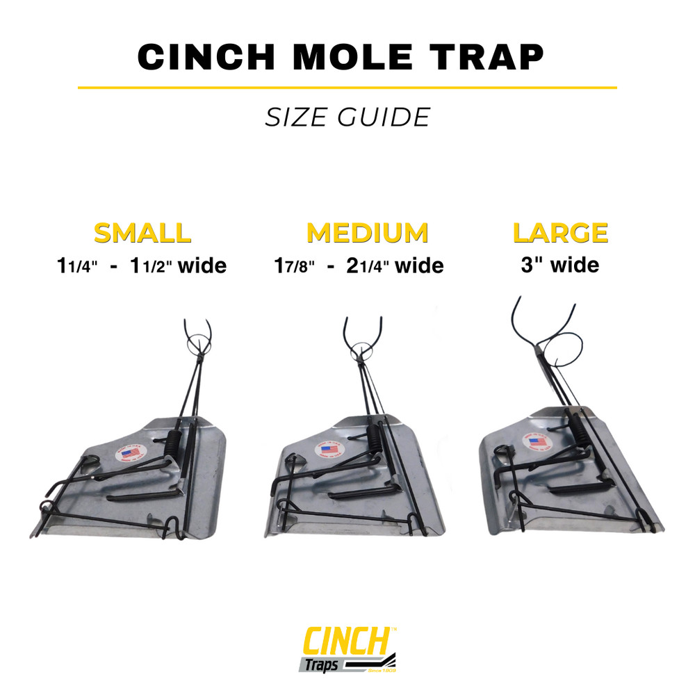 3 small gopher traps Professional-Grade, Heavy-Duty Reusable Trapping System