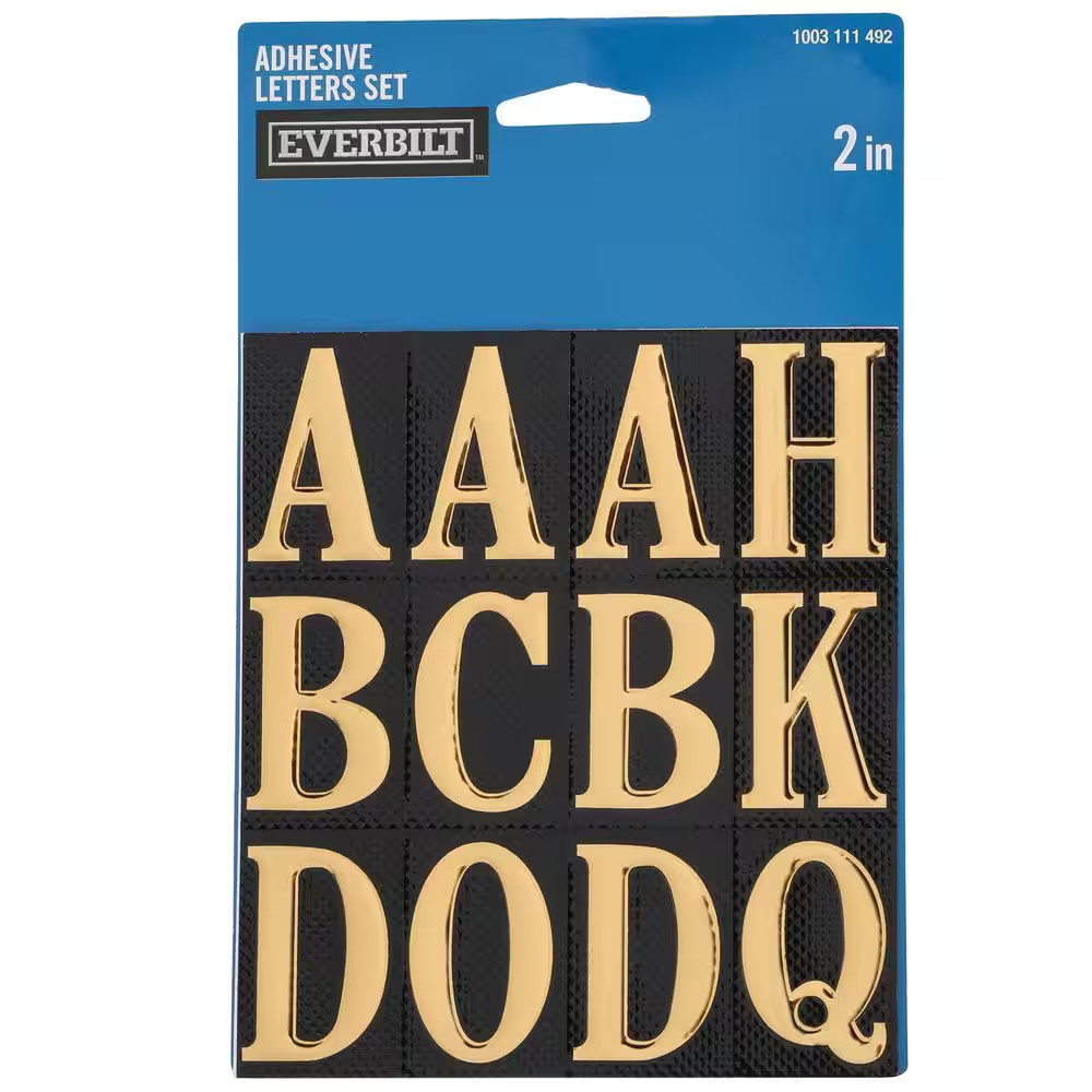 2 in. Self-Adhesive Mylar Letter Set