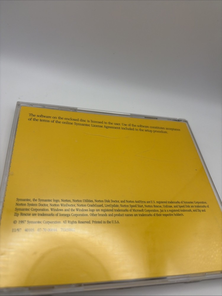 Norton Utilities 3.0 For Windows 95 RETRO (TESTED)