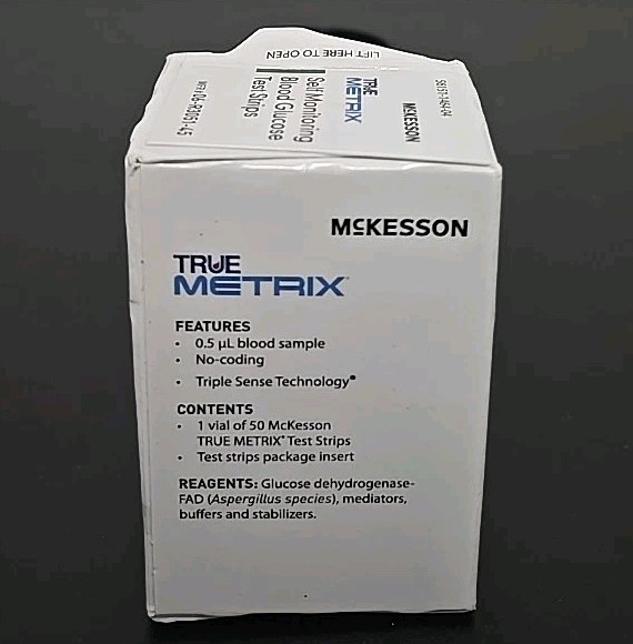 Mckesson True Metrix Blood Glucose Test Stripes 50 Ct