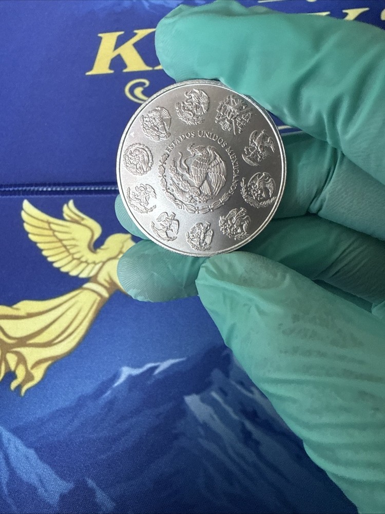 Toned 2014 1oz Mexico Silver Libertad
