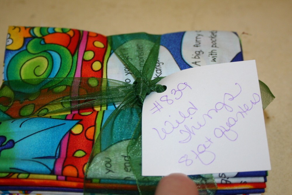 #839 Wild Things 8 Fat Quarter Fabric Bundle