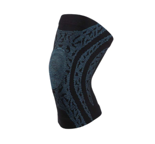 Compression Sleeve Elastic Knee Pad Support Wrap Sports Black Spandex Protect