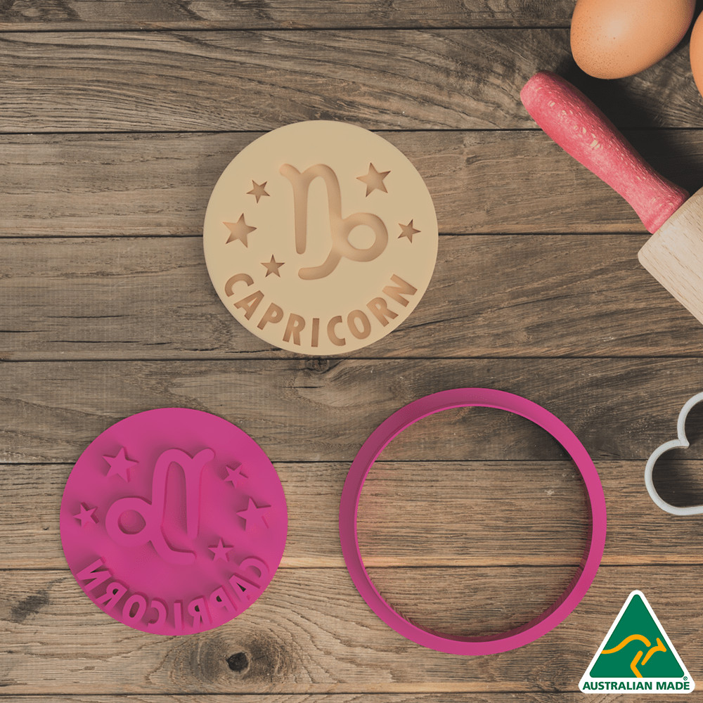 Zodiac Set Cookie Cutter and Embosser Stamp