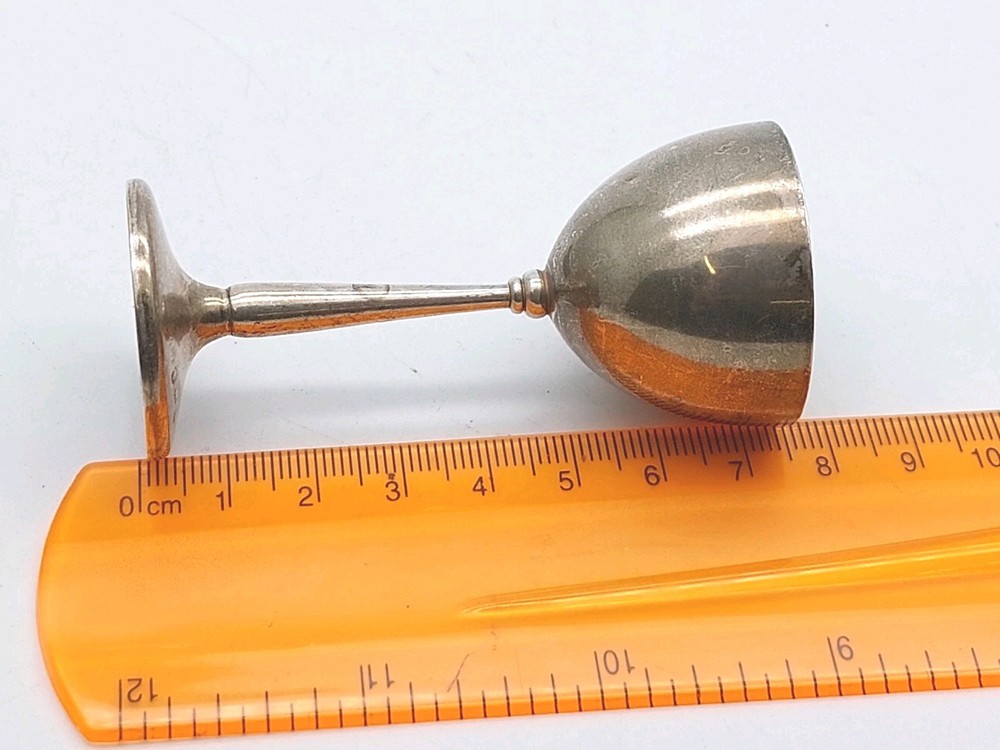 Antique Solid Silver Hallmarked Pedestal Goblet - 1911- Birmingham