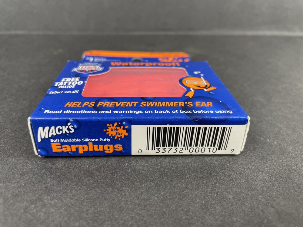 "Soft Moldable Silicone Putty Ear Plugs - Kids Size 6 Pair - Comfortable"