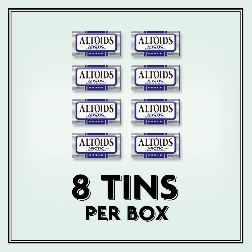 Altoids Artic Mints, Peppermint, 1.2oz - 8/PK