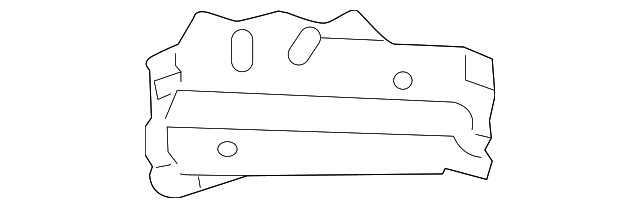 Genuine GM Passenger Side Engine Compartment Inner Side Rail Gusset 23104855
