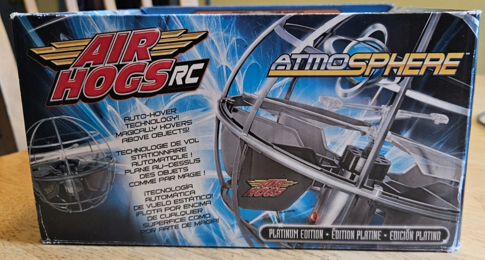 Air Hogs Rc Axis Hovering Sphere Wave Control Spin Master, Platinum Edition