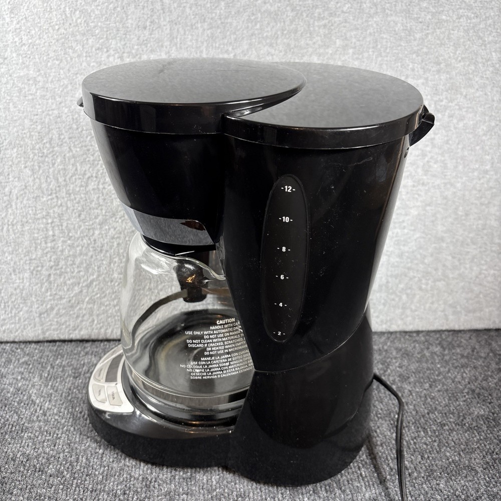 Black & Decker 12 Cup Programmable Coffee Maker Black - Open Box