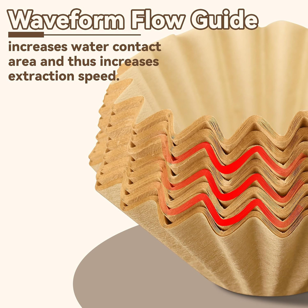 150Pcs Percolator Coffee Filters Compatible with Farberware Coffee Percolator, U