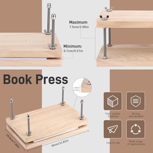 Bookbinding Press, Book Binding Kits, Book Binding Materials, Book Press