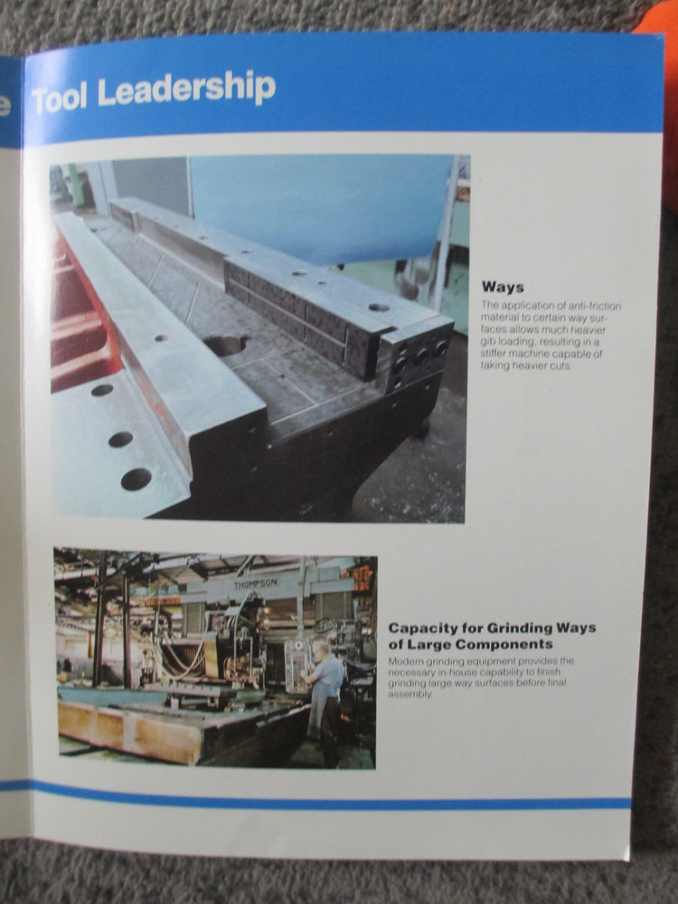 Pratt & Whitney Machine Tool Catalog No. MT156 +Modernization Lit