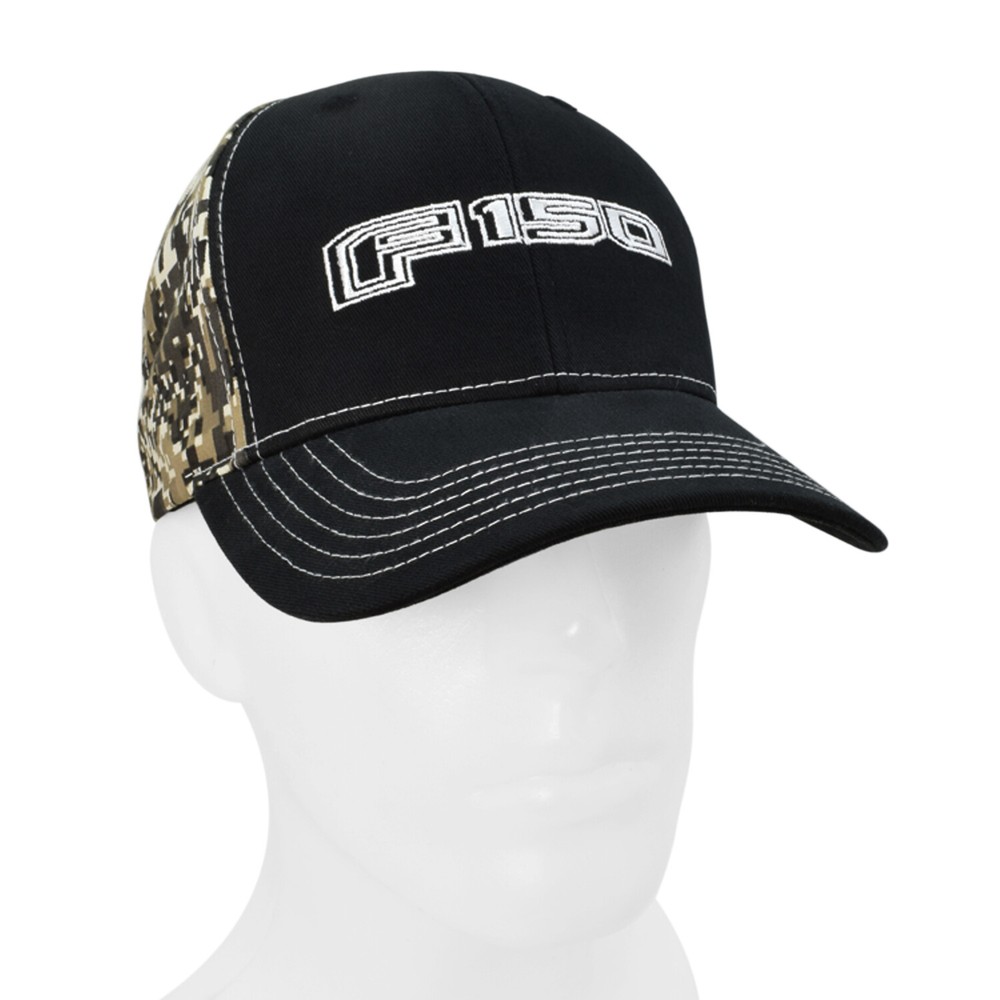 Ford F-150 Black Front Camo Back Baseball Cap