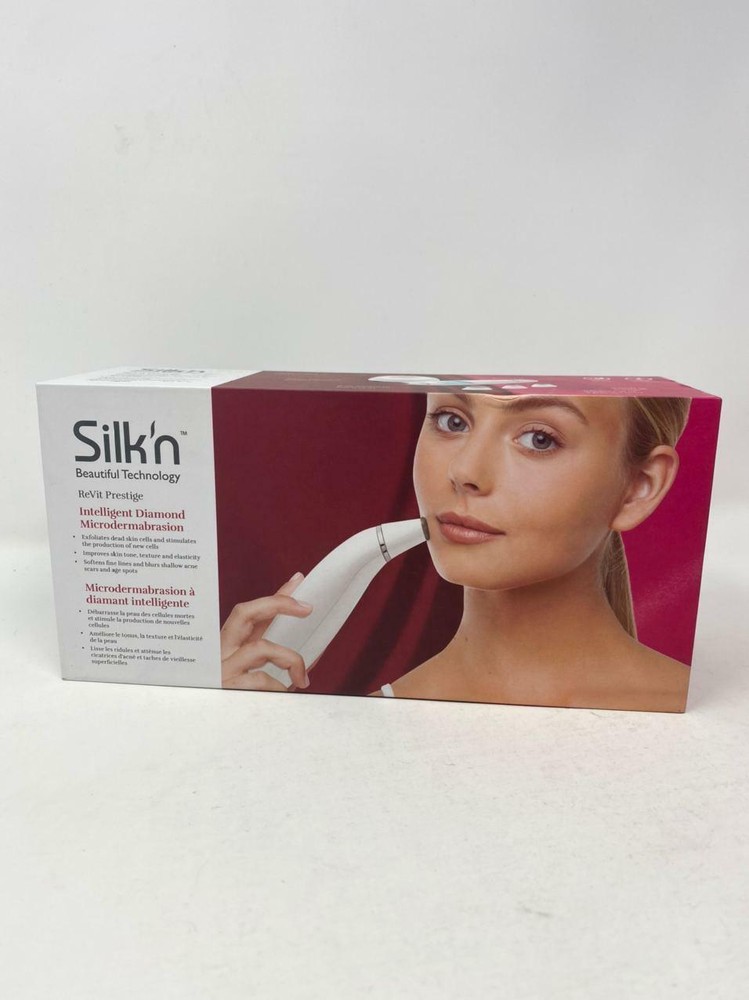SILK'N REVIT PRESTIGE MICRODERMABRASION WAND w/ 4 tips EUC